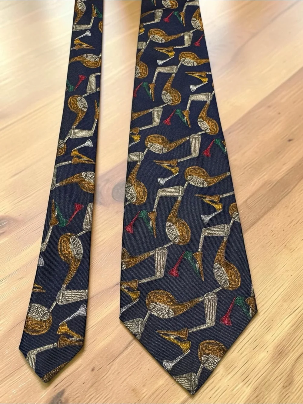 Vintage Robert Talbott Golf Theme 100% Silk Tie